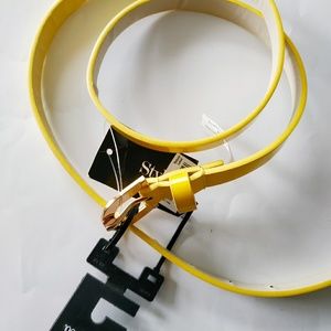 NWT Style & Co Bright Yellow Belt
